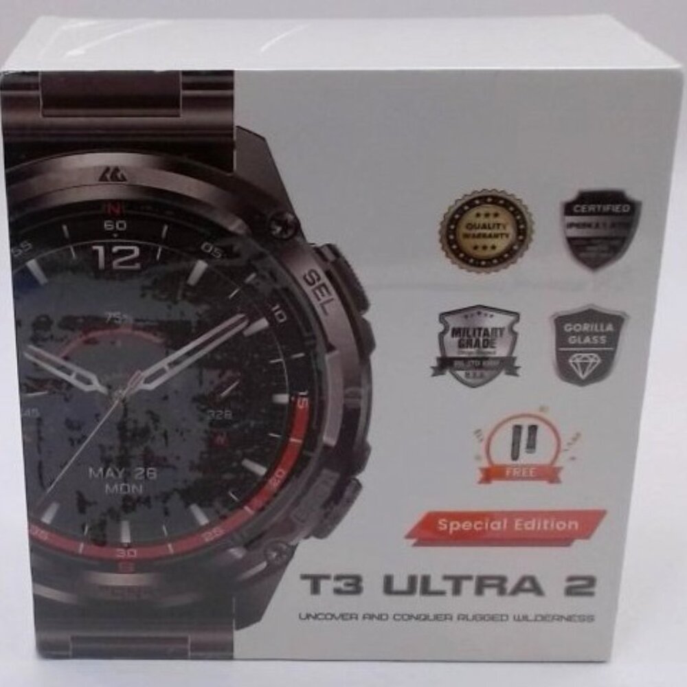 T3 Ultra 2 Rugged Smartwatch Special Edition Stainless Steel | New‎